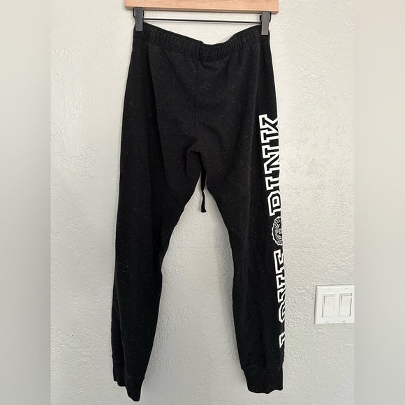 PINK Black and White Sweatpants - Picture 2 of 4